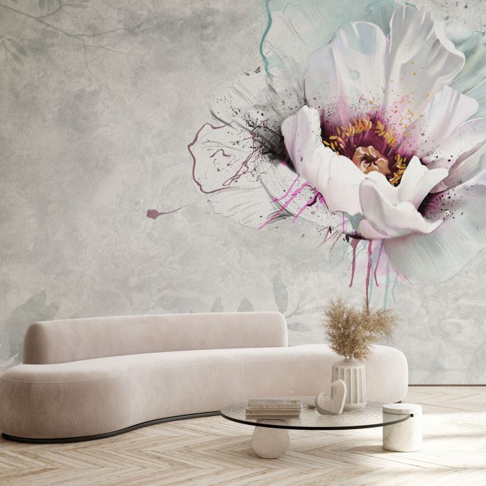 Lademeure_wallmural_floral